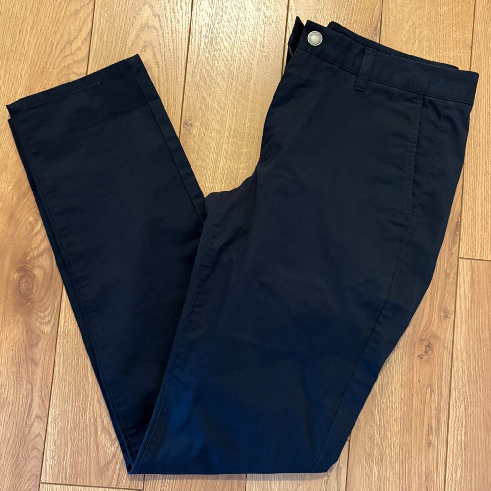 Bonobos The Original Washed Chino - Slim Fit, Jet Blues, Dark Blue, Size 31x34
